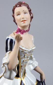 FIGURINER, 2 st, porslin, Royal Dux.