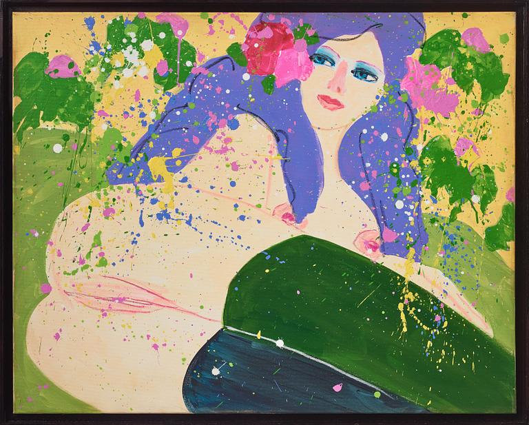 Walasse Ting, "I like spring".