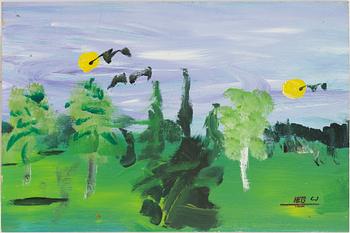 Carl Johan De Geer & Ernst Billgren, acrylic on panel.