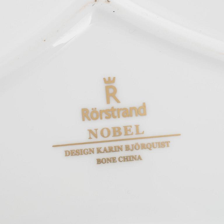 Karin Björquist, 49 pieces of a "Nobel" porcelain service, Rörstrand, Sweden.