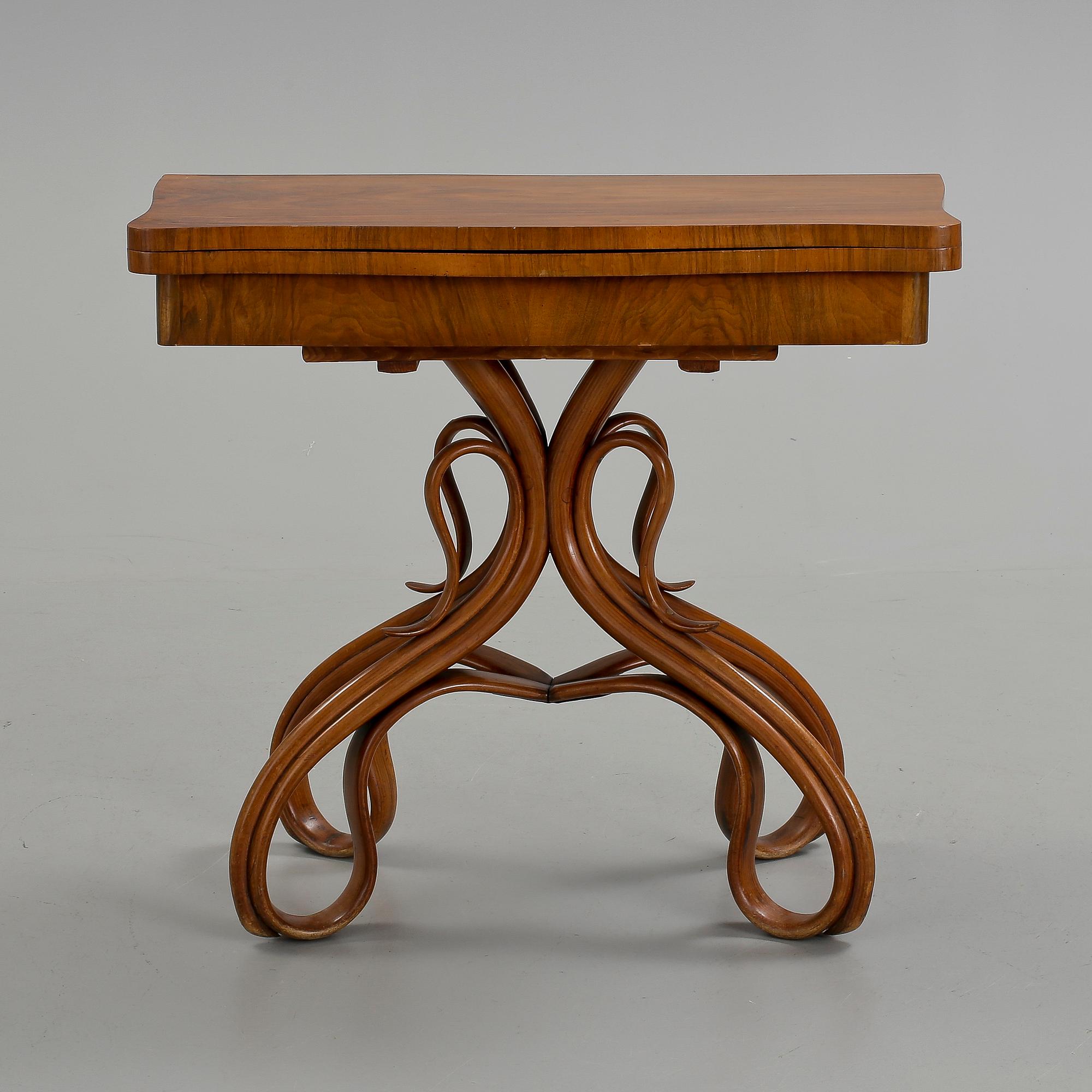 SPELBORD, "Spieltisch Nr. 3", Thonet, omkring år 1900.