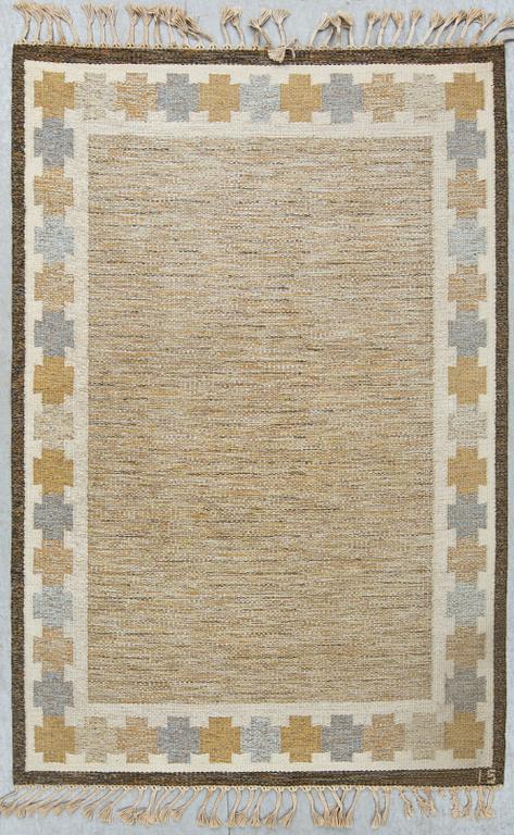 MATTA, rölakan, monogramsignerad IS, Ingegerd Silow. Ca 201 x 138 cm.