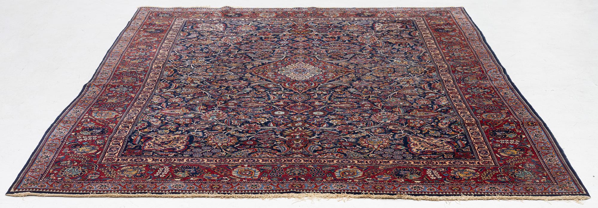 Rug, Keshan, semi-antique, approx. 293 x 222 cm.