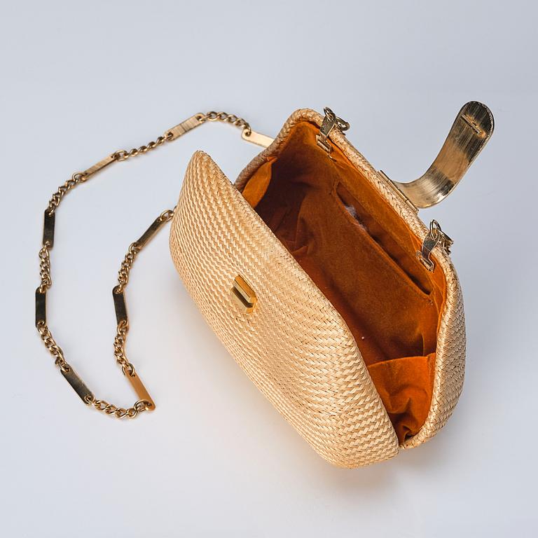 Aftonväskor, 2 stycken, 1900-talets mitt. Alva & Gunnar Myrdals samling.