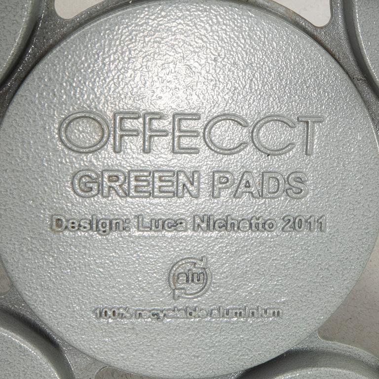 Luca Nichetto, bord/blomsterbord "Green Pads" Italien samtida.