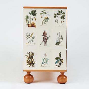 Josef Frank, a mahogany chest of drawers 'Flora Linné', Svenskt Tenn, Sweden 2007, made in a limited edition of model nr 1050.