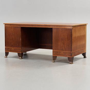 Carl Malmsten, a Swedish Grace freestanding desk, Nordiska Kompaniet, Nyköping, Sweden ca 1929.