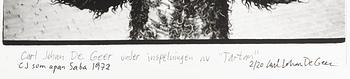 Carl Johan De Geer, “CJ asom apan Saba, 1972”.