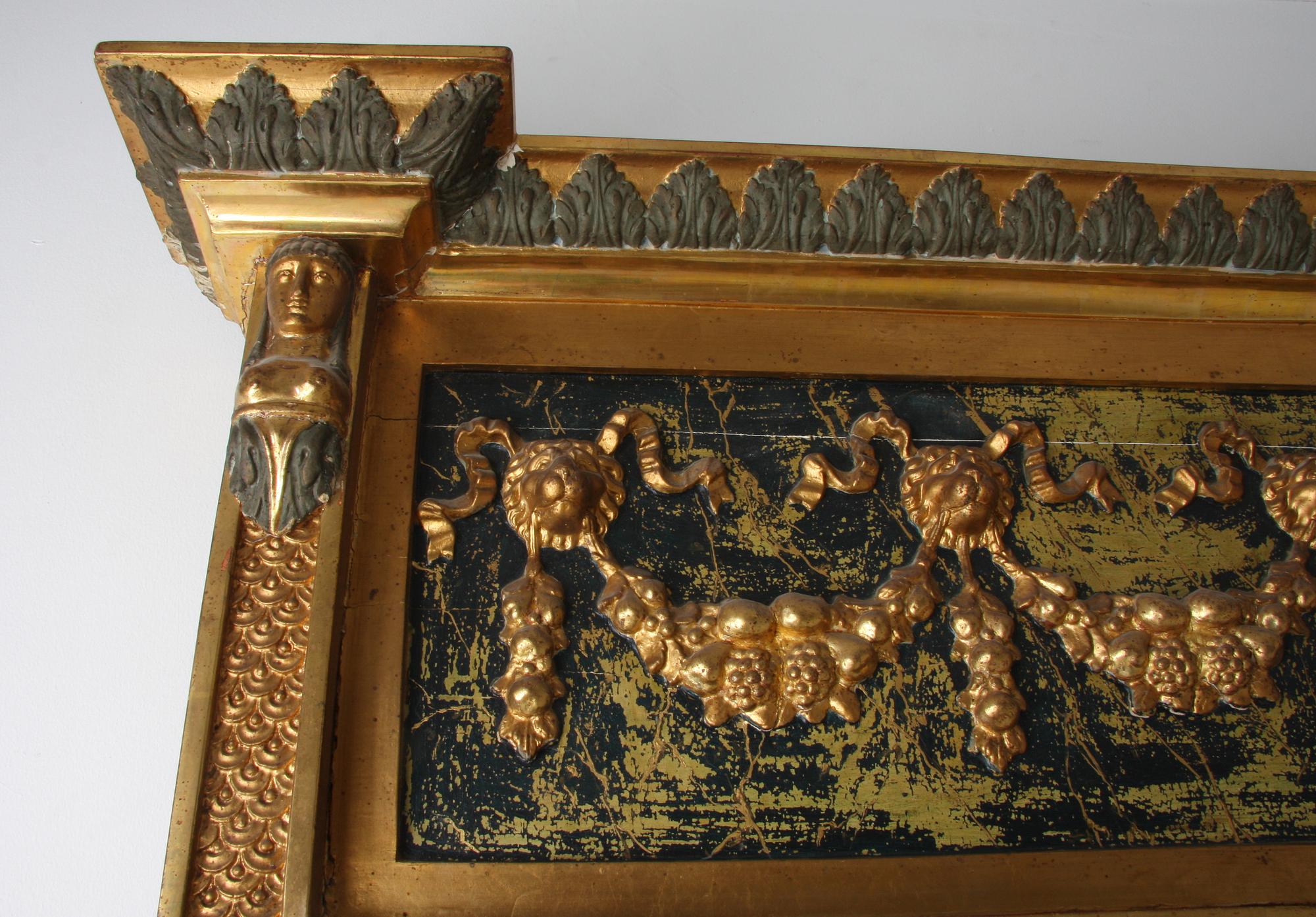 SPEGEL, sengustaviansk, omkring 1800.