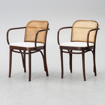 Four armchairs, second half of the 20th century.