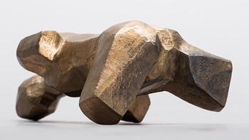 VIVIANNE GEIJER, skulptur, patinerad brons, signerad, numrerad och daterad 4/7, 1992.