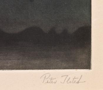 PETER ILSTED, mezzotint, sign.