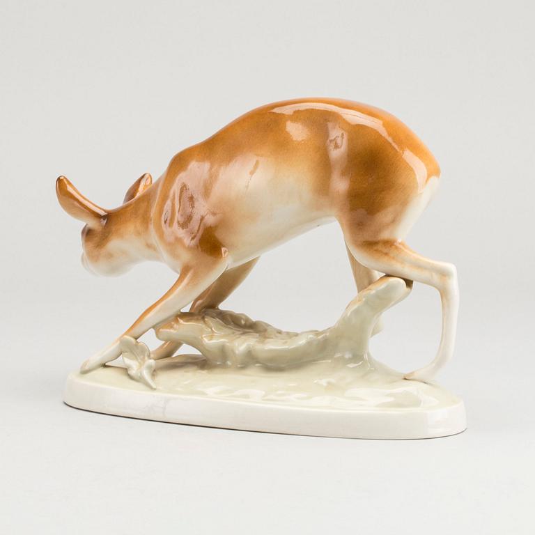 FIGURIN, porslin, Royal Dux, Bohemia,  1900-talets mitt / senare del.