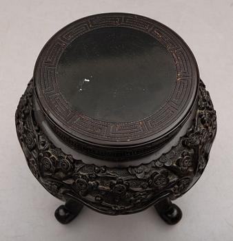 PIEDESTAL, orientalisk, 1900-tal.