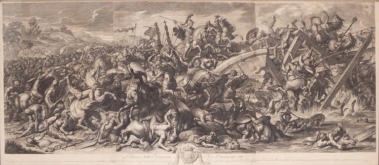 Charles Le Brun, after, The Battle of Granicus.