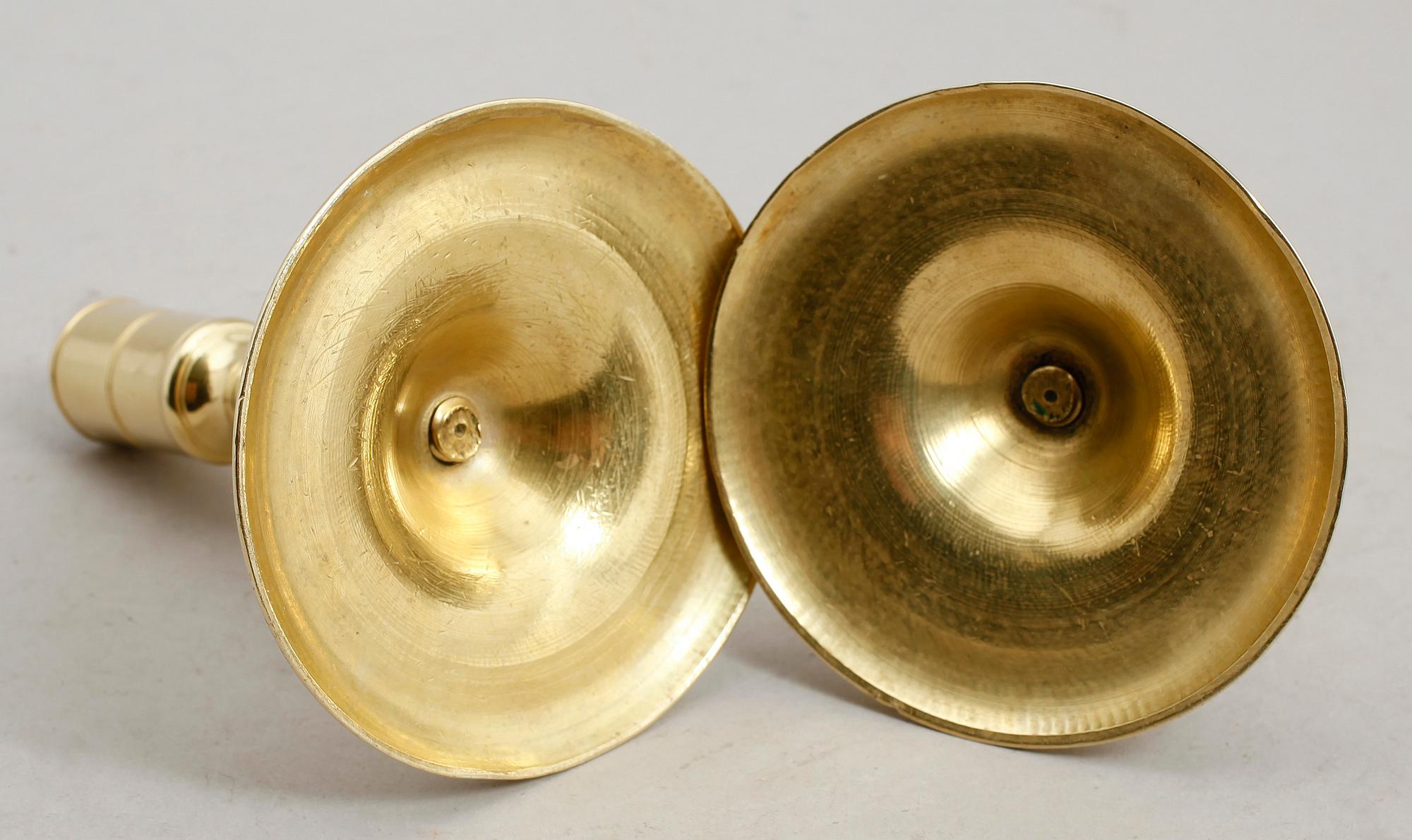 LJUSSTAKAR, 1 par, barock, 1700-tal.