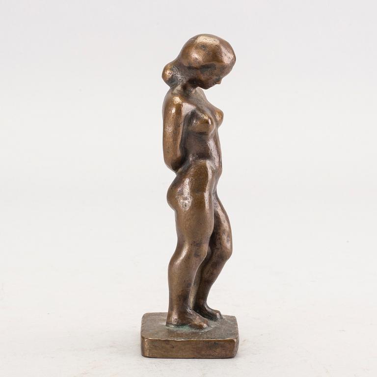 Helge Högbom, bronze, sculpture.