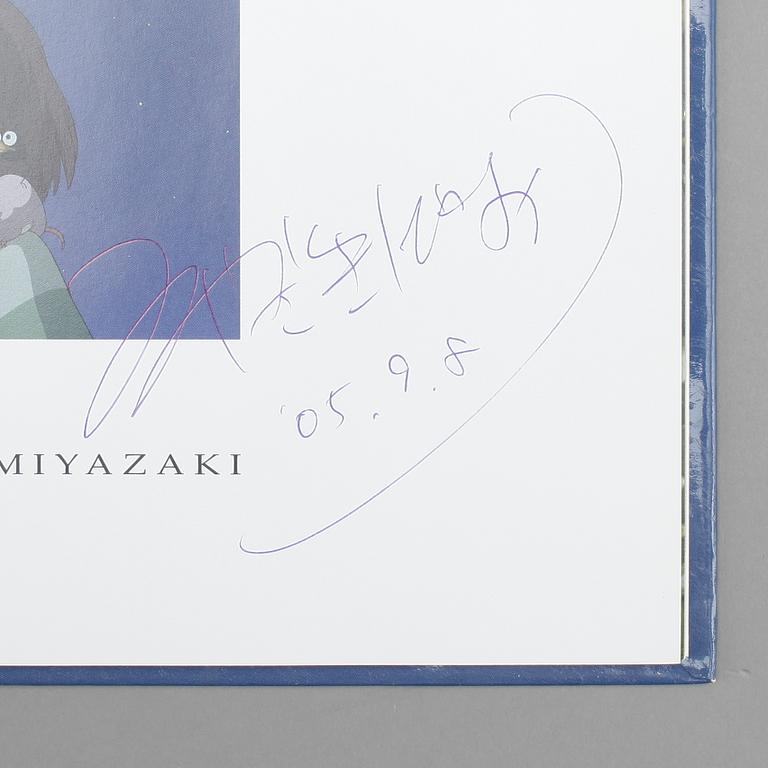 HAYAO MIYAZAKI f. 1941, bok om filmen "Spirited away", sign o dat 05.9.8.