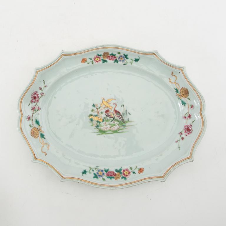Service pieces 5 pcs China 18th century porcelain.