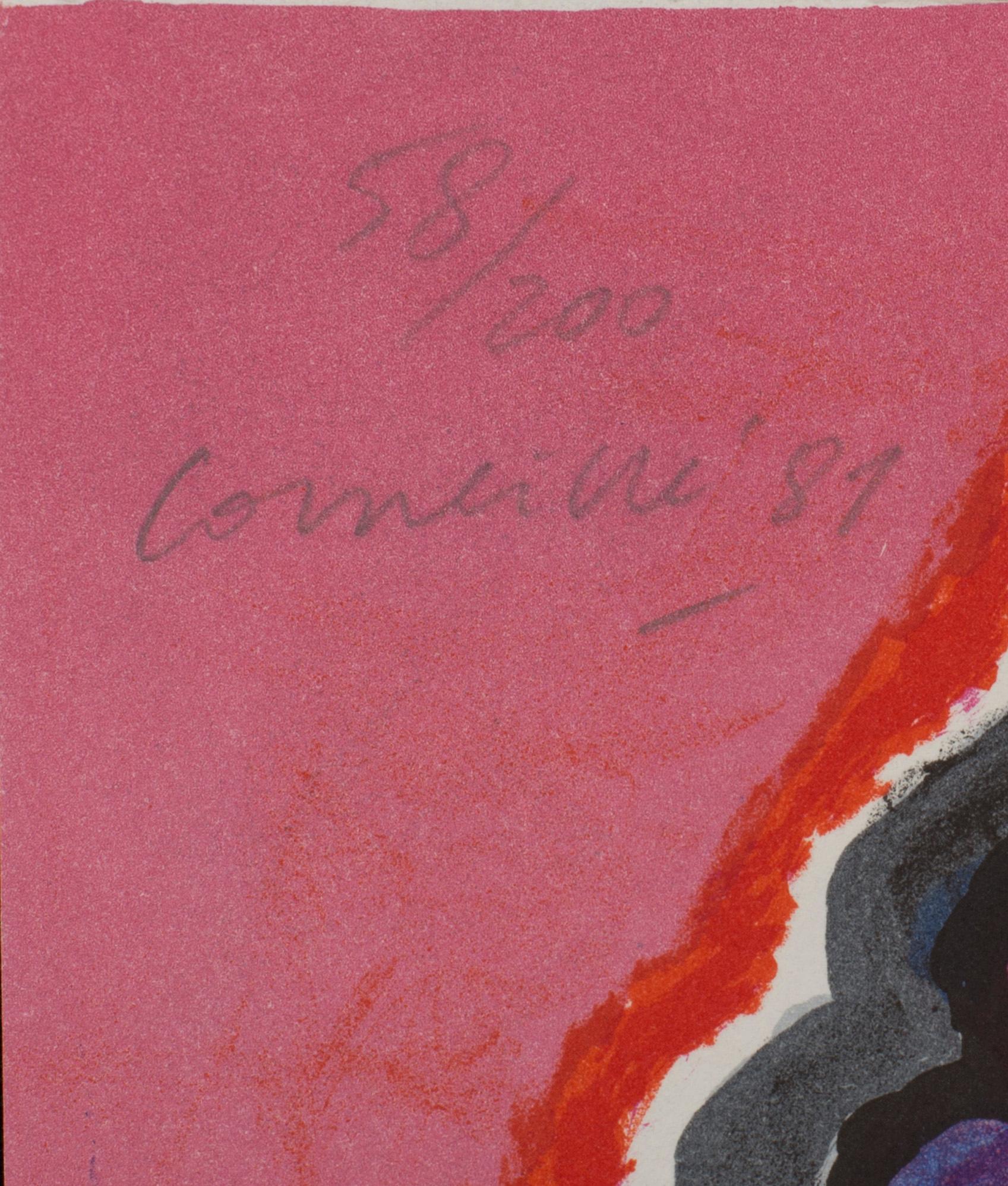 BEVERLOO CORNEILLE, färgserigrafi, signerad och numrerad 58/200, daterad '81.