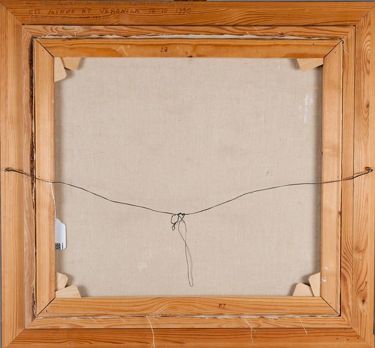 BORE FORSBÄCK, olja på duk, signerad och daterad -75.