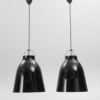 Cecilie Manz, ceiling lamps, a pair, "Caravaggio", Fritz Hansen, Denmark.