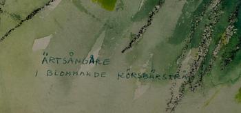 HARALD WIBERG, blandteknik, sign och dat 1968.