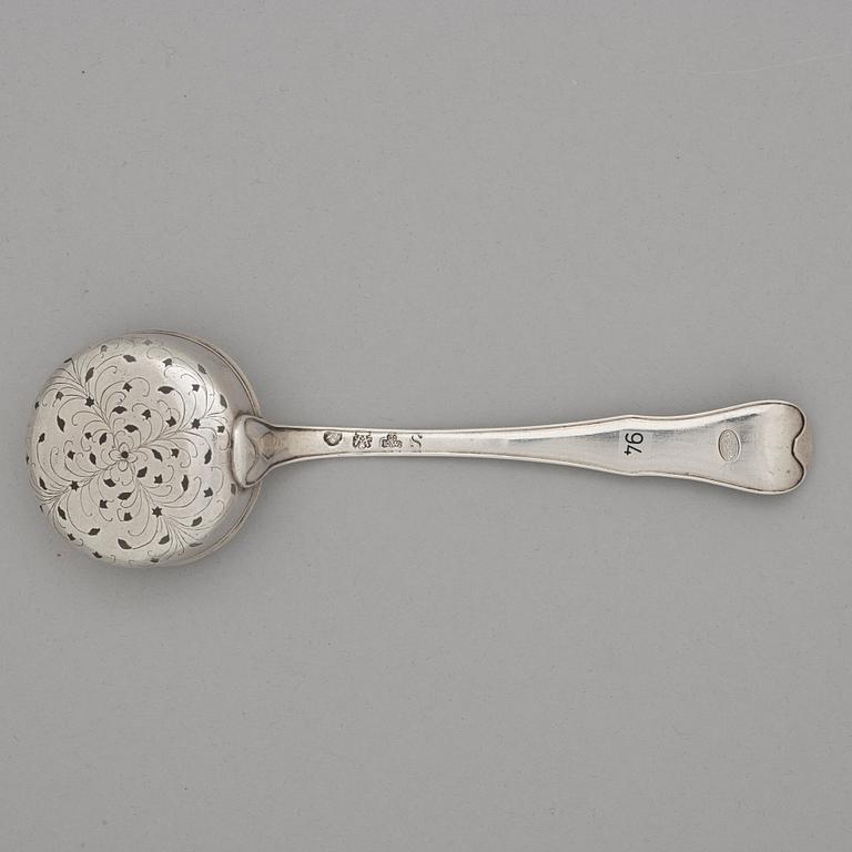 Carl Klingwall, strösked, silver, Västerås 1776.