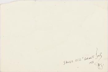 ULF RAHMBERG, Mixed media, signed with monogram and dated 1988 verso.