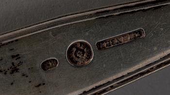 PARTI SILVER/NYSILVER, 4 delar, 1800/1900-tal.