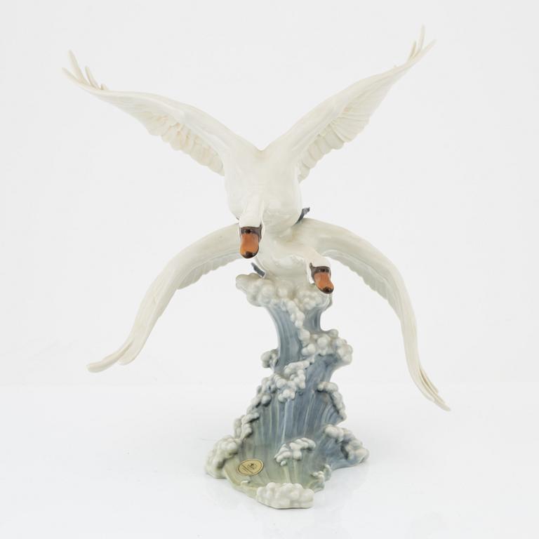 A porcelain figurine, Hutschenreuter, Germany, mid 20th century.