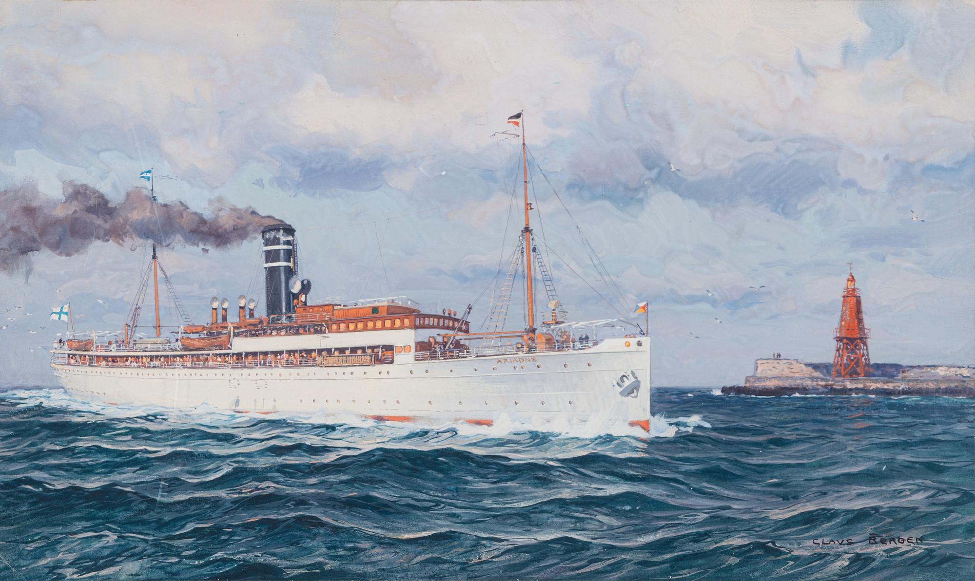 Claus Bergen, S/S Ariadne.