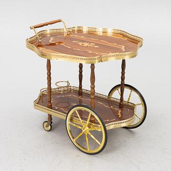An Italian drinks trolley, second half of the 20th Century.