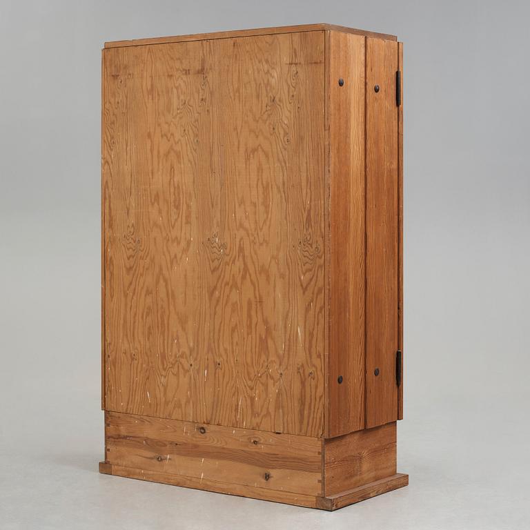 Axel Einar Hjorth, An Axel Einar Hjorth stained pine cabinet, 'Lovö', Nordiska Kompaniet, 1930's.