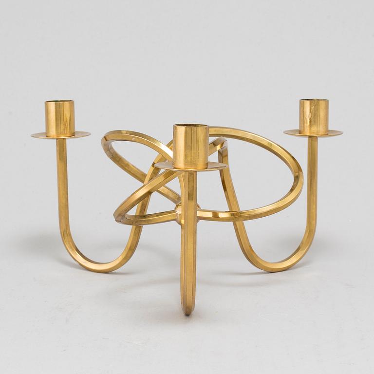 JOSEF FRANK, a brass candelabrum, Firma Svenskt Tenn.