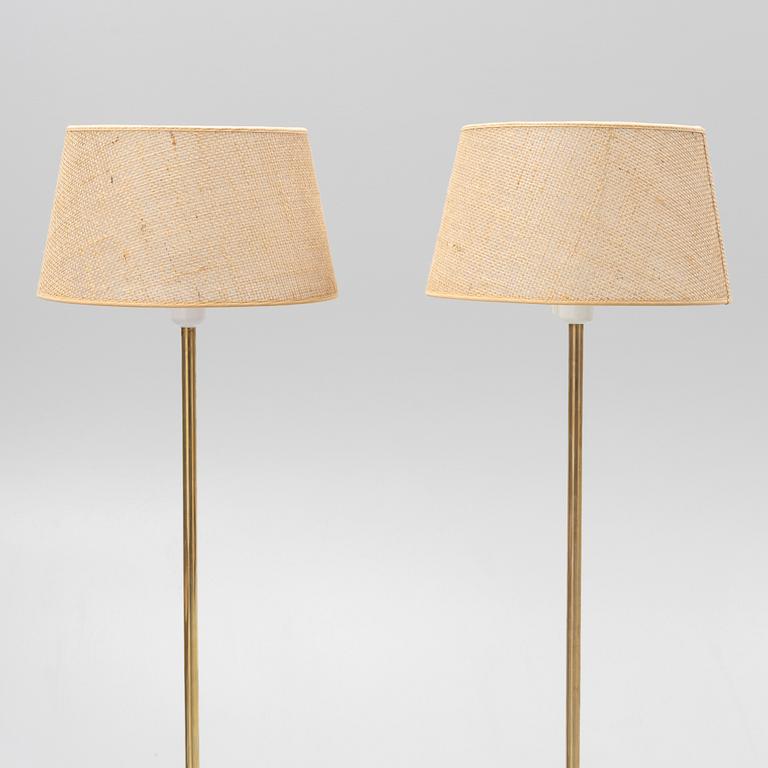 Hans-Agne Jakobsson, a pair of floor lamps, model G52, Markaryd, second half of the 20th century.