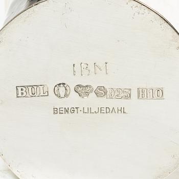 Bengt Liljedahl, a sterling silver vase, Sweden, 2006.