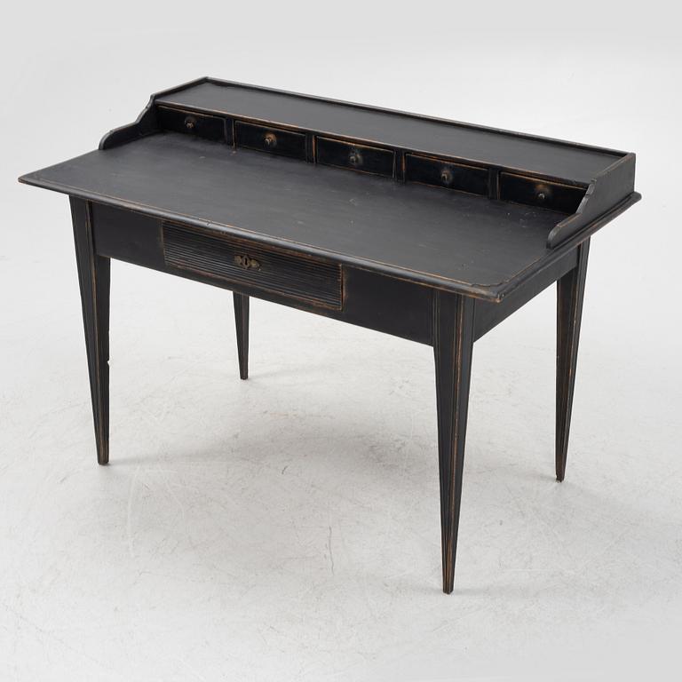 A painted desk, late 19th Century.