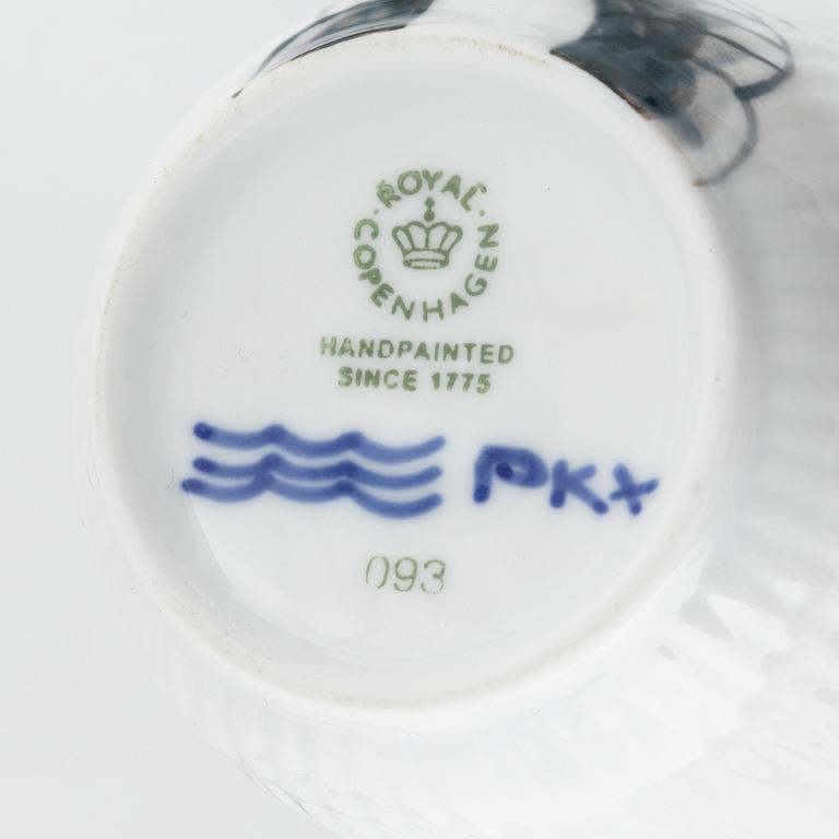 A 56-piece 'Black Fluted Mega' porcelain service, Royal Copenhagen, Denmark.