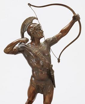 OKÄND KONSTNÄR, skulptur, brons. Signerad E Hamburger.