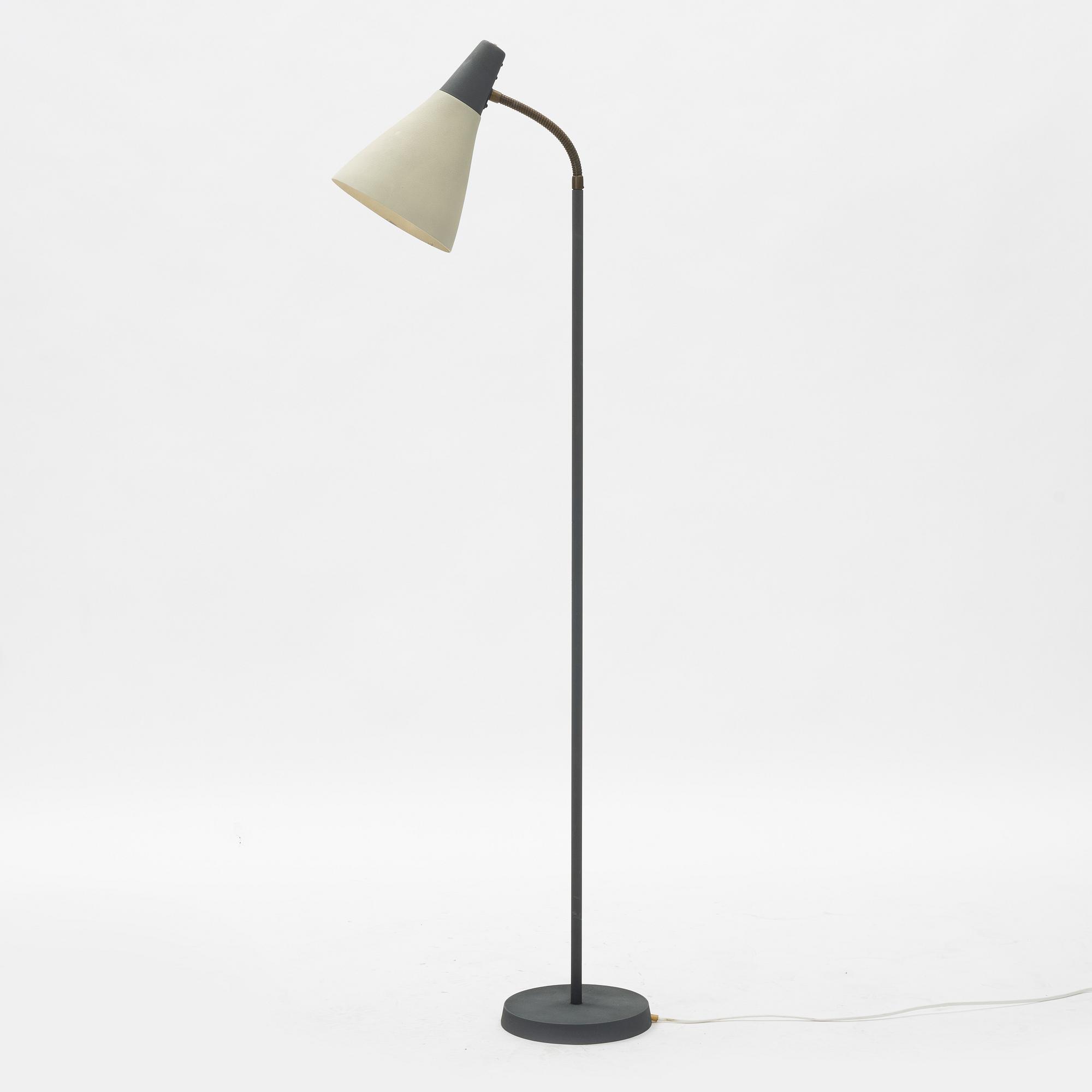 A floor light, Arvid Böhlmarks Lampfabrik, Sweden, mid 20th Century.
