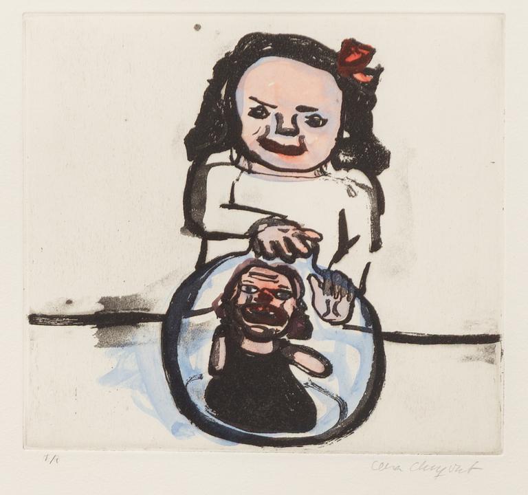 Lena Cronqvist, “Girl with Flask, Mum I”.