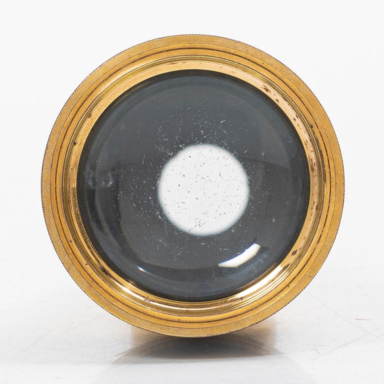 A pocket spyglass , by William Harris & Co London & at Hamburg, 19th century.