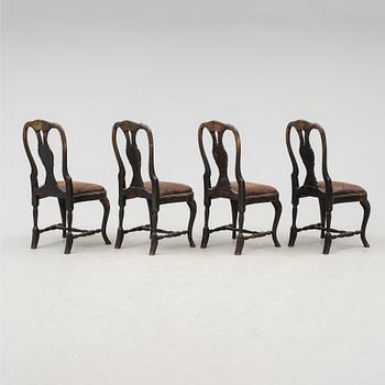 STOLAR, 4 st, rokokostil, 1900-talets första hälft.