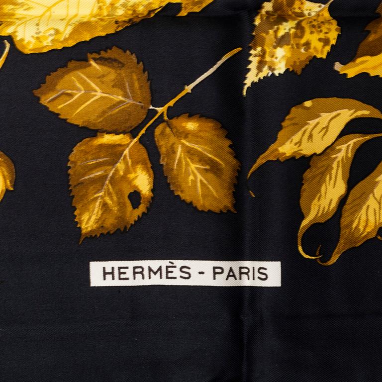 HERMÈS, scarf, 'Tourbillons'.