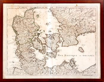 Guillaume de L'Isle, map 1710 "Carte du Royaume de Danemarc".