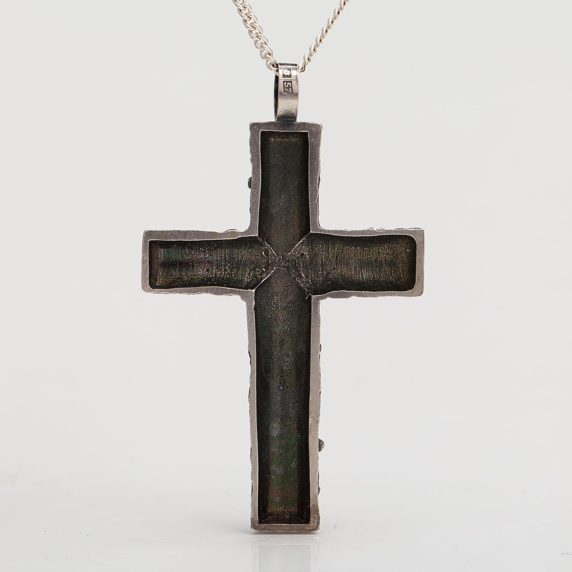 A silver cross. Lahti 1971.