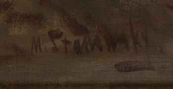 Mikael Stanowsky, öljy kankaalle, signeerattu.