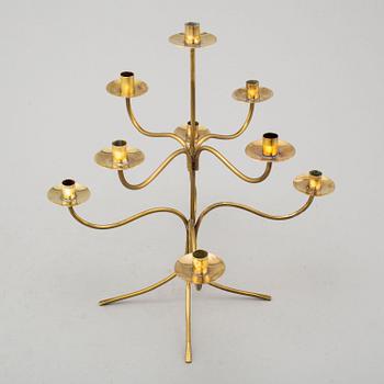 A model 2454 brass candle stick by Josef Frank for Firma Svenskt Tenn.