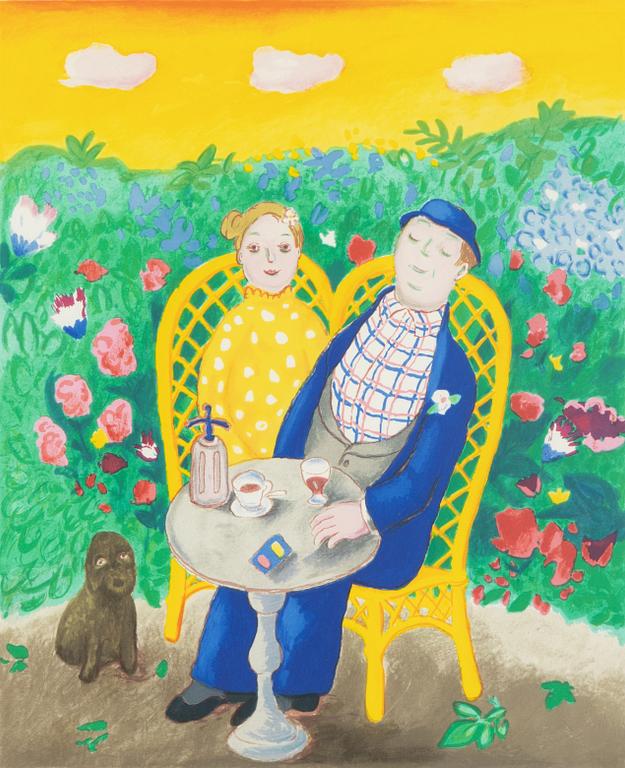 Lennart Jirlow, "Apertifdags i trädgården".